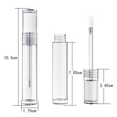 [Hàng mới về] Ống rỗng đựng son bóng trong suốt 5ml