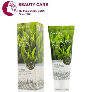 Sữa rửa mặt chiết xuất Trà xanh 3W Clinic Green Tea Foam Cleansing 100ml
