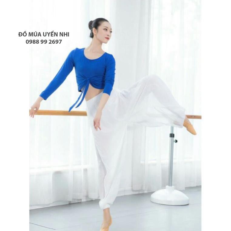 Quần múa cổ trang hai lớp xẻ cạnh Q36 Uyển Nhi shop