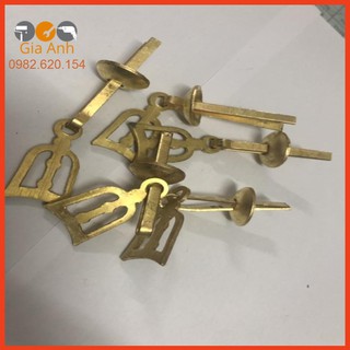 Tay Nắm Ngăn Kéo Tủ Bằng Đồng Kiểu Dáng Cổ Điển - Núm tủ bằng đồng - Núm ngăn kéo tủ gỗ