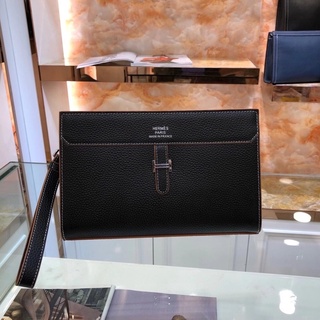 Ví cầm tay nam Hermès- da bê cao cấp Au nhập khẩu new fullbox