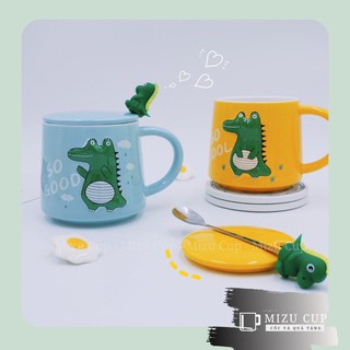 [Mizu Cup] Cốc gốm sứ cao cấp hình khủng long 3D ngộ nghĩnh (09)