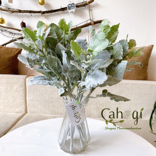 Cây Giả - Cành Ren Bạc Trang Trí (cúc mốc)