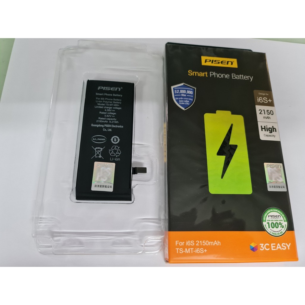 Pin Pisen iPhone 6S Dung Lượng Cao - Hàng Chính Hãng