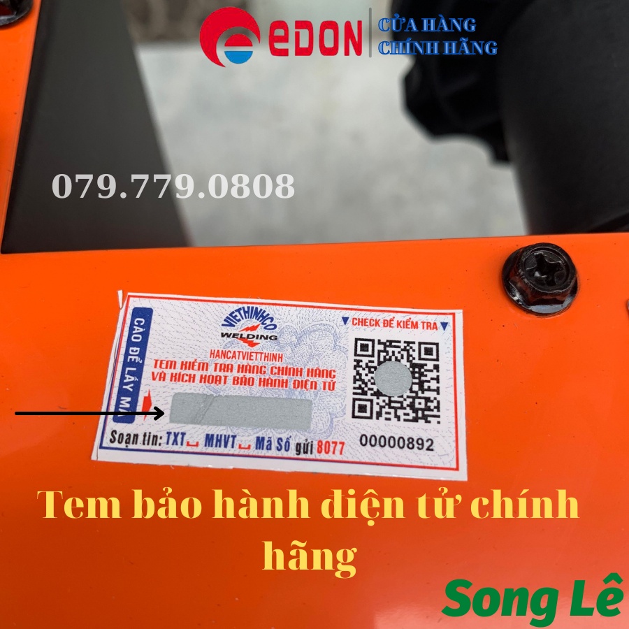 [Mẫu CAO CẤP 2022] Máy Hàn Mig 5 Chức Năng Không Dùng Khí EDON 220