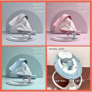 Nôi rung điện KUB 2020- Có thể tháo nôi ra giặt