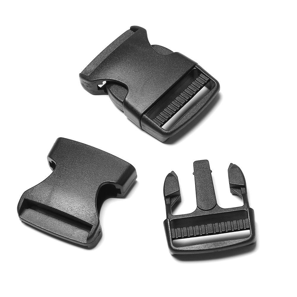 Set 2 / 5 / 10 / 20 / 30 Khóa Cài Bằng Nhựa Cứng Màu Đen Có Thể Điều Chỉnh Tháo Gỡ