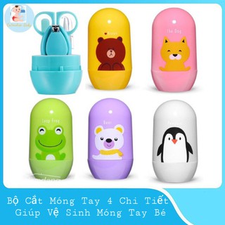 Bộ cắt móng tay 4 chi tiết cho bé siêu cute
