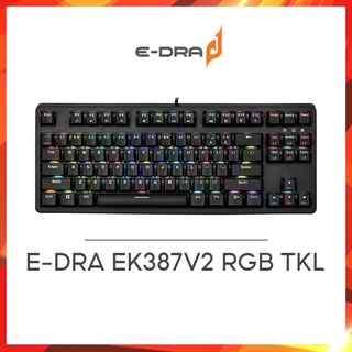 Bàn phím cơ e-dra ek387v2 rgb tkl
