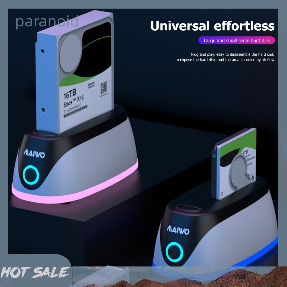 Ổ Cứng Ngoài Paranoid MAIWO K306A USB 3.0 HDD SSD Station 2.5 / 3.5 inch | BigBuy360 - bigbuy360.vn