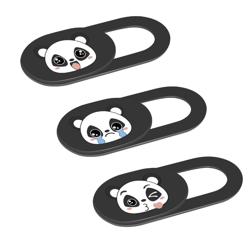 Set 3 Miếng Dán Bảo Vệ Ống Kính Máy Ảnh Họa Tiết Gấu Dễ Thương