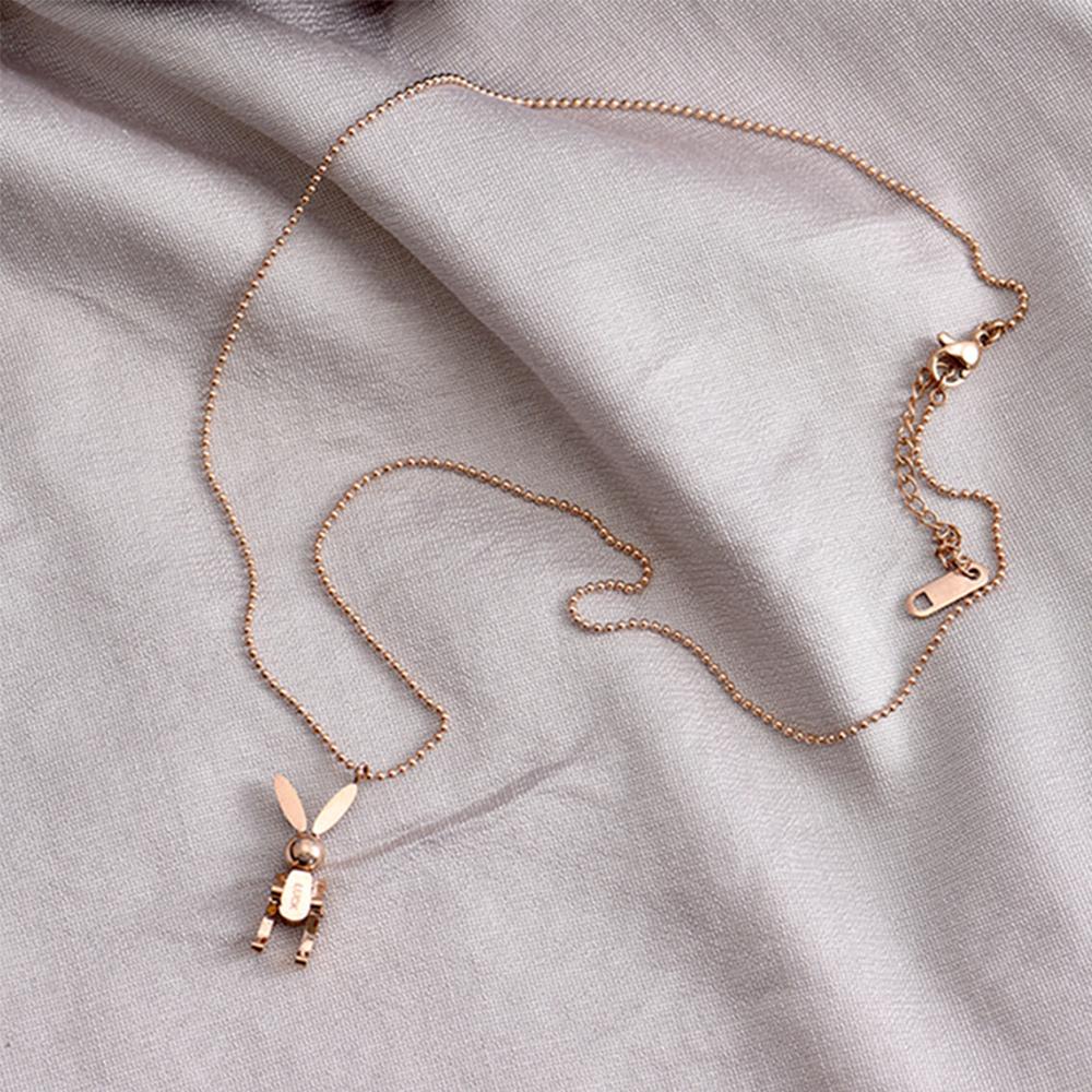 AROMA Vòng Cổ Choker Thép Titan Đơn Giản Cá Tính Hợp Thời Trang Cho Nữ