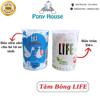 Tăm Bông Life Newborn - Life Baby Thân Giấy Kháng Khuẩn