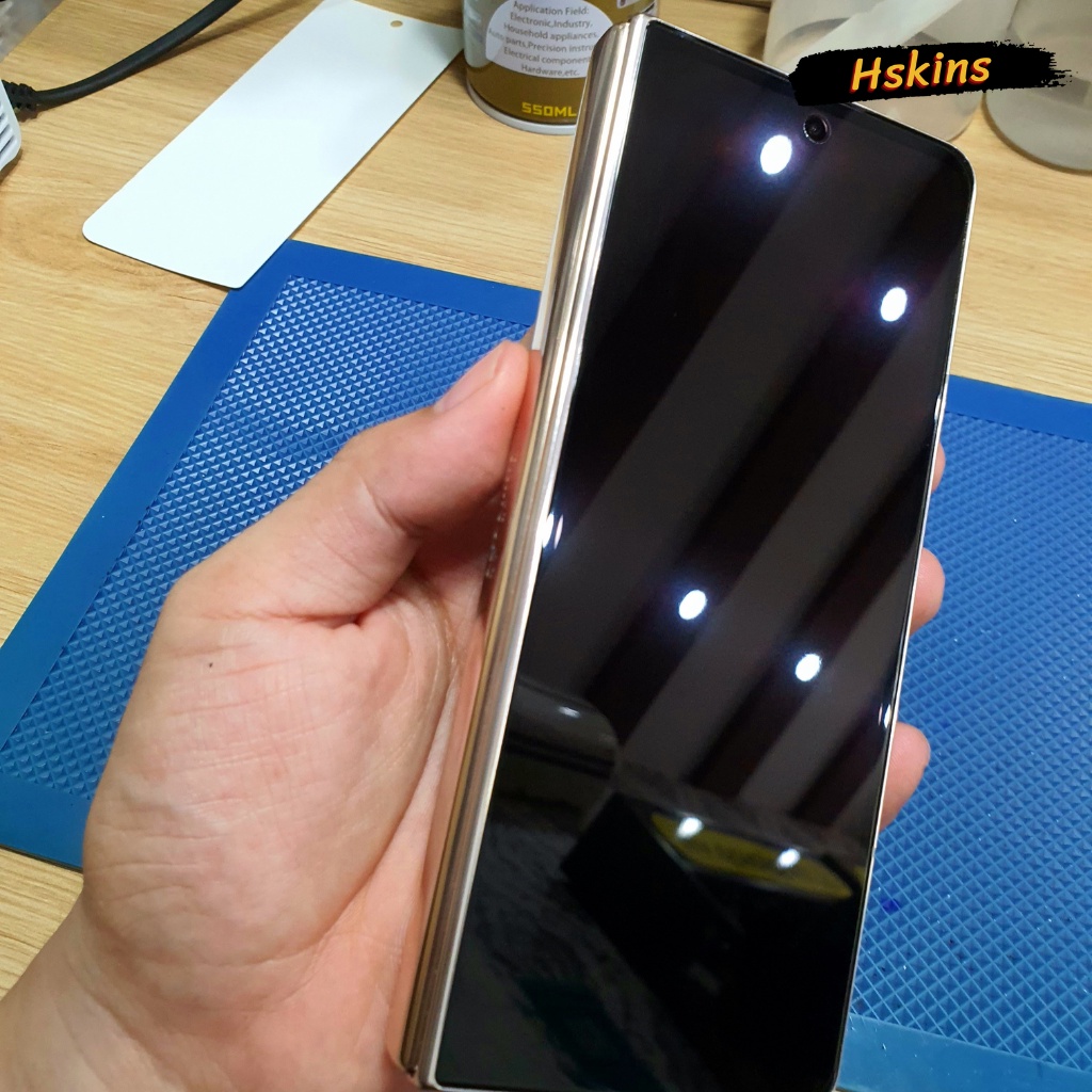 Miếng dán PPF thủy lực màn hình, mặt lưng Samsung Z Fold 4 5G phục hồi dầu hằn cao cấp