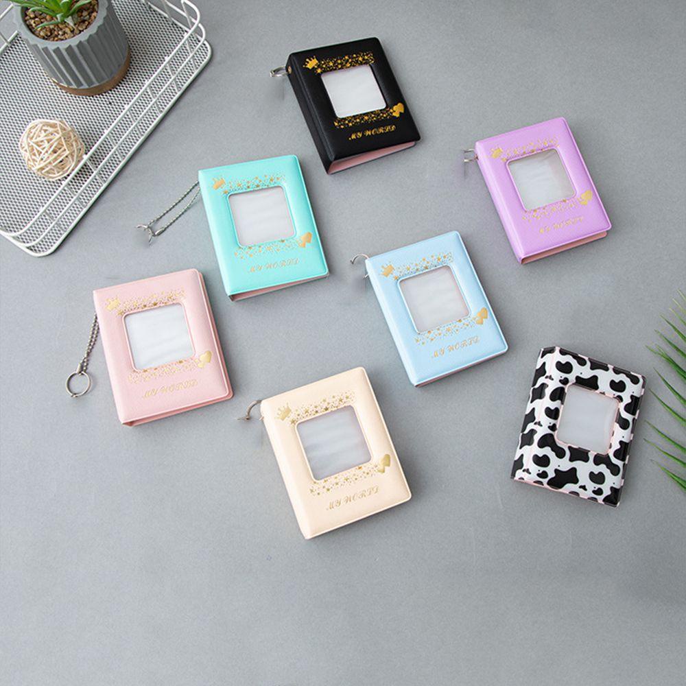 Bìa album đựng 32 ảnh thẻ Kpop sưu tầm/danh thiếp 3 inch dạng vuông