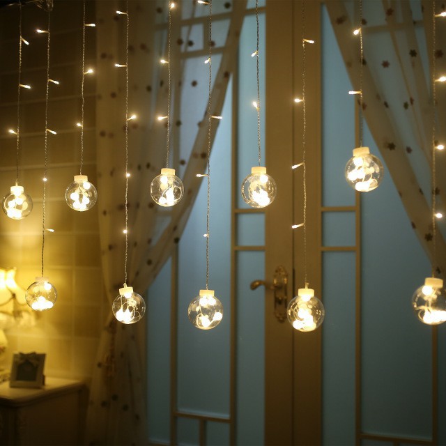 DÂY ĐÈN LED TRANG TRÍ BÓNG TRÒN SANG TRỌNG (MÀU VÀNG) | BigBuy360 - bigbuy360.vn