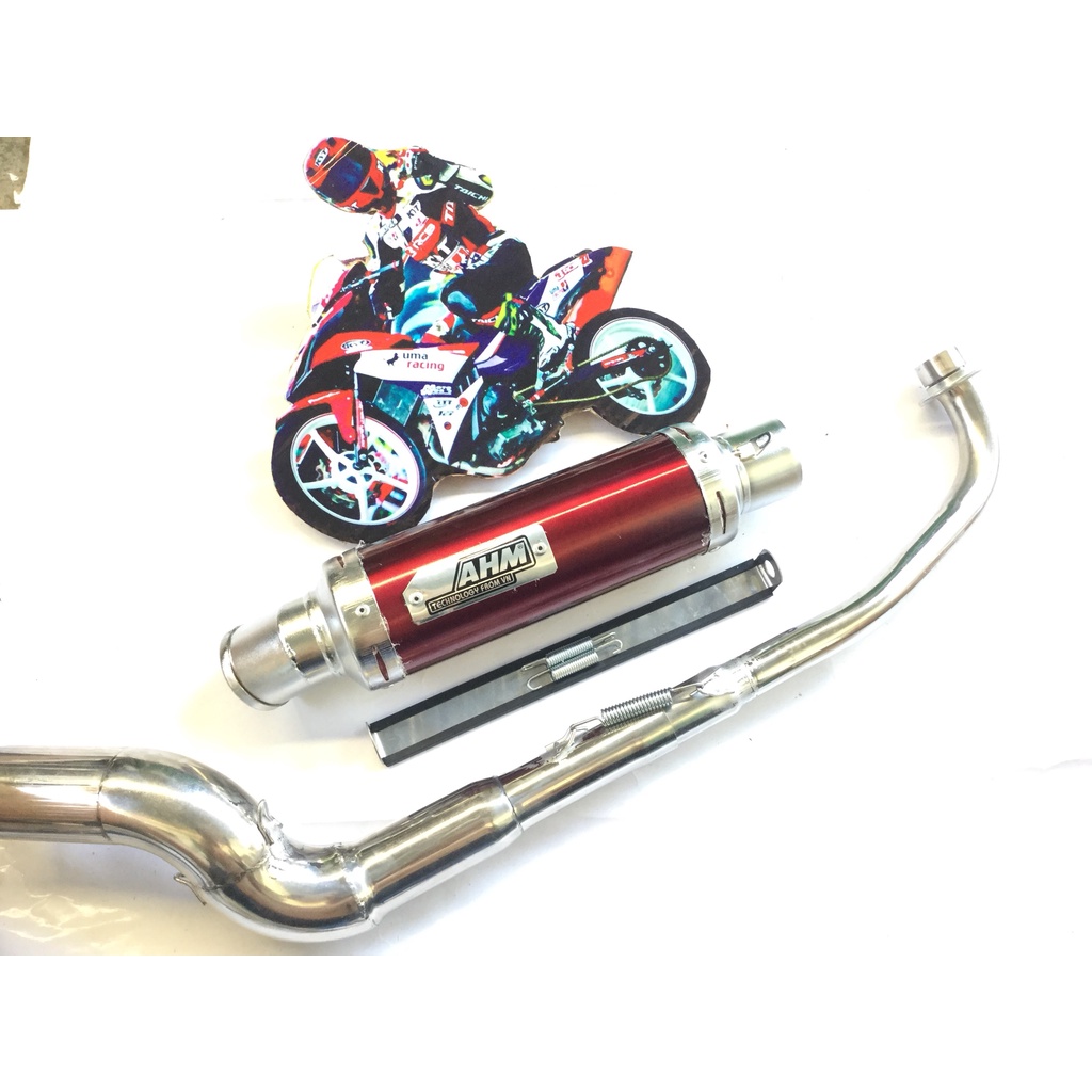 Bộ pô ahm ĐỦ MÀU full cổ cong wave 50 - 100, cup, dream, 67, axelo, exciter 50cc,...
