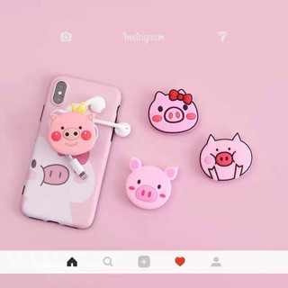 Giá đỡ điện thoại hình lợn dễ thương