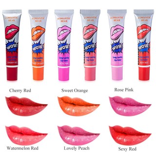 Son Xăm WOW Hàn Quốc Dạng Lột Lâu Trôi Chống Nước Wow Romantic Bear Long lasting lip color L1651