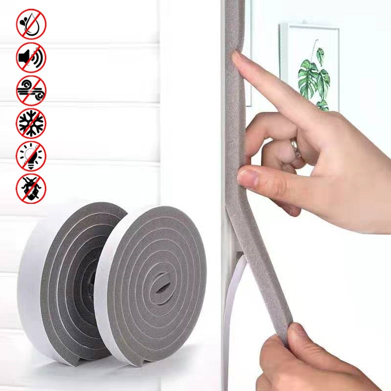 Nẹp xốp 2m/4m cách âm chống gió chống bụi thích hợp cửa ra vào