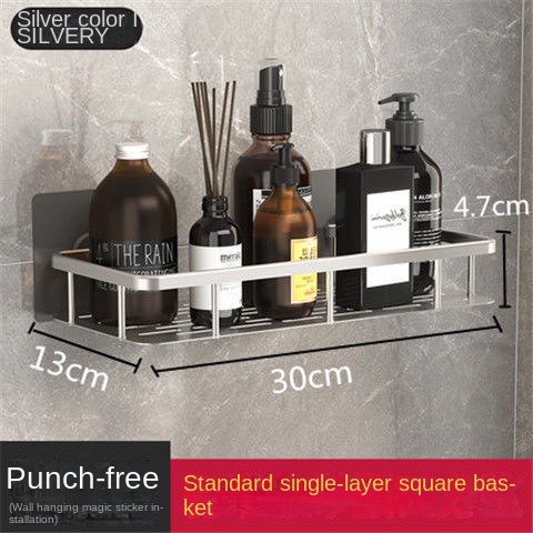 Giá Gắn Tường Không Đục Lỗ Đựng Đồ Dùng Nhà Tắm / Vệ Sinh