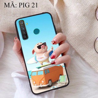 Ốp lưng Realme 5 Pro viền dẻo TPU BST Lợn Tết