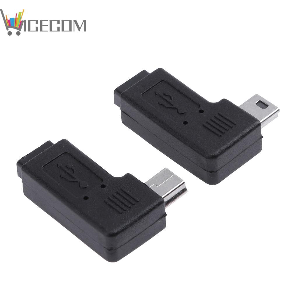 Bộ 2 Đầu Chuyển Đổi Micro Usb Sang Mini Usb 90 Độ