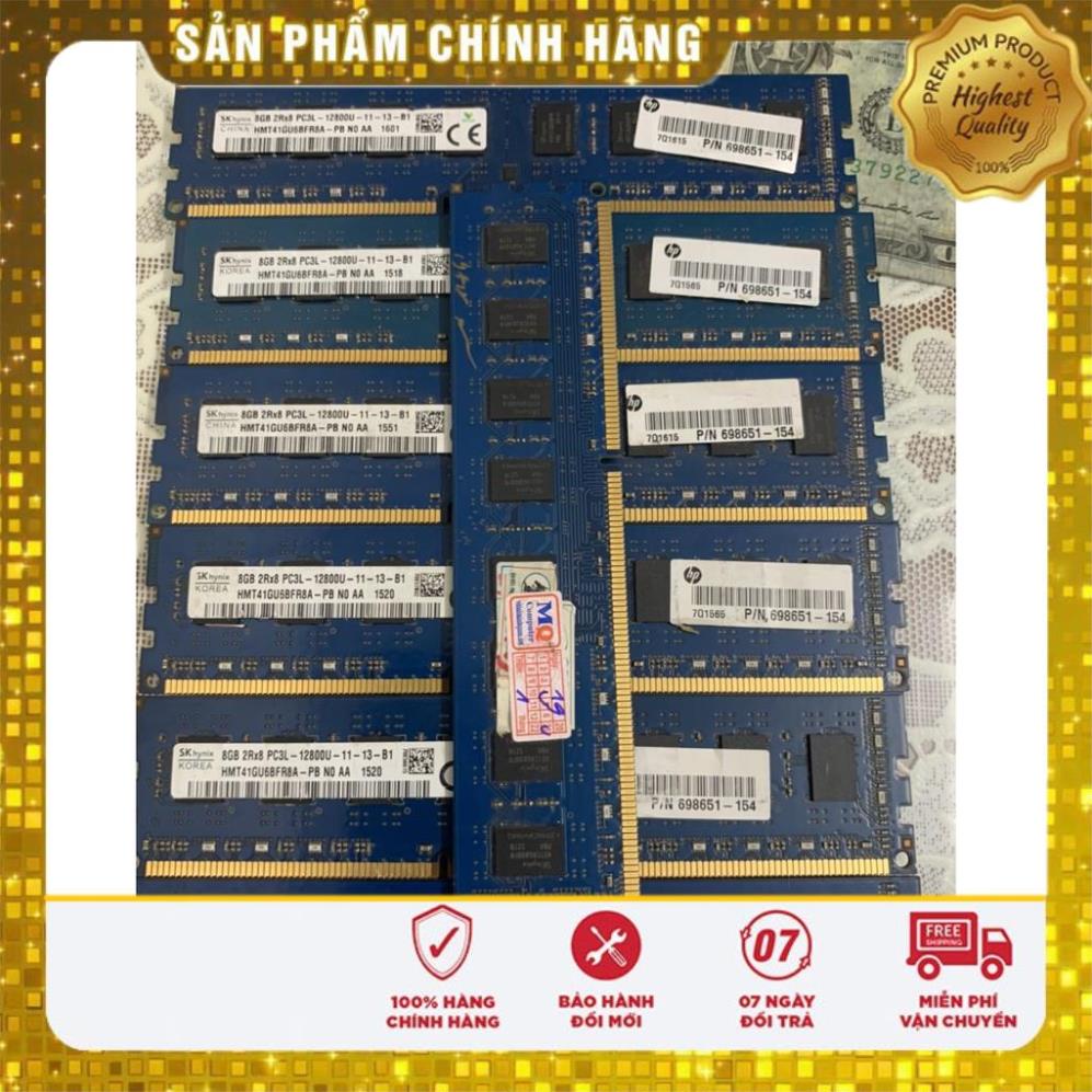 Ram 4G/DDR3/1600 RAM MÁY BỘ - CHÂN VÀNG ÓNG ĐẸP NHƯ MỚI KHÔNG KÉN MAIN - VI TÍNH BẮC HẢI