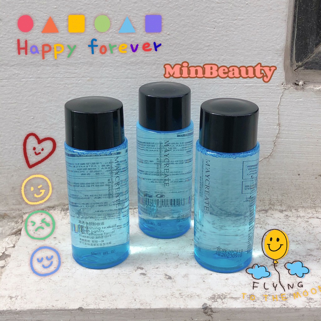 Nước tẩy trang mini 50ml chính hãng Maycreate nội địa Trung | BigBuy360 - bigbuy360.vn