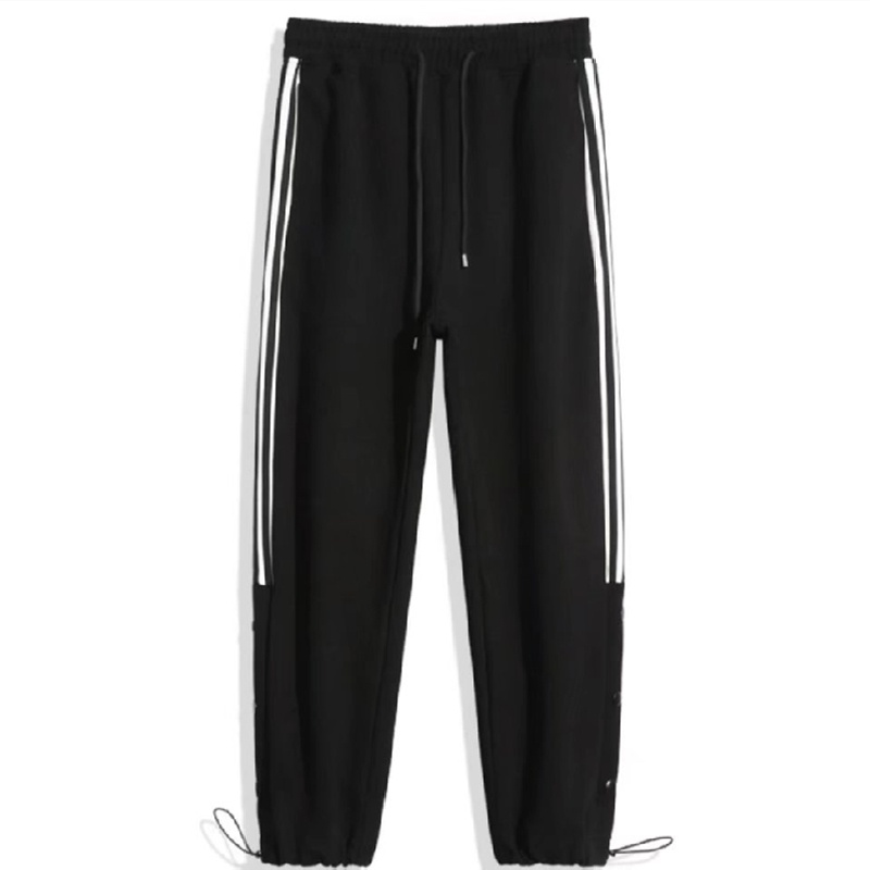 Quần dài ống rộng kẻ sọc thời trang Hàn Quốc cao cấp cho nam size S-3XL