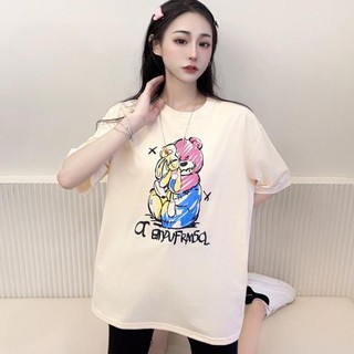 áo Thun Nữ Form Rộng, Kiểu Dáng Trẻ Trung, Cá Tính