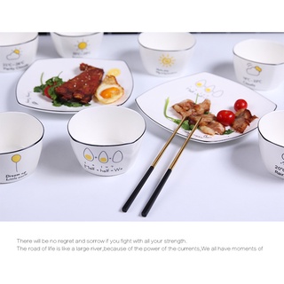 Chén ăn cơm, bát ăn cơm, dĩa sứ, tô sứ chất liệu gốm sứ cao cấp họa tiết Nhật dễ thương.