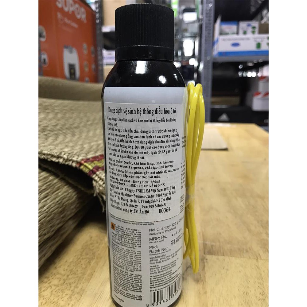 Chai vệ sinh điều hòa ô tô 3M Air Conditioner Cleaner Foam