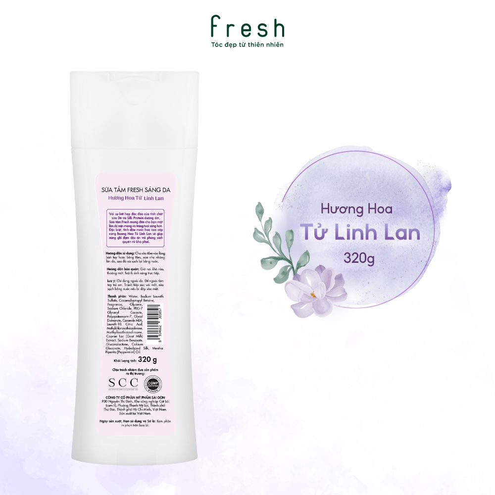 [HB GIFT] Sữa tắm sáng da Fresh 320g