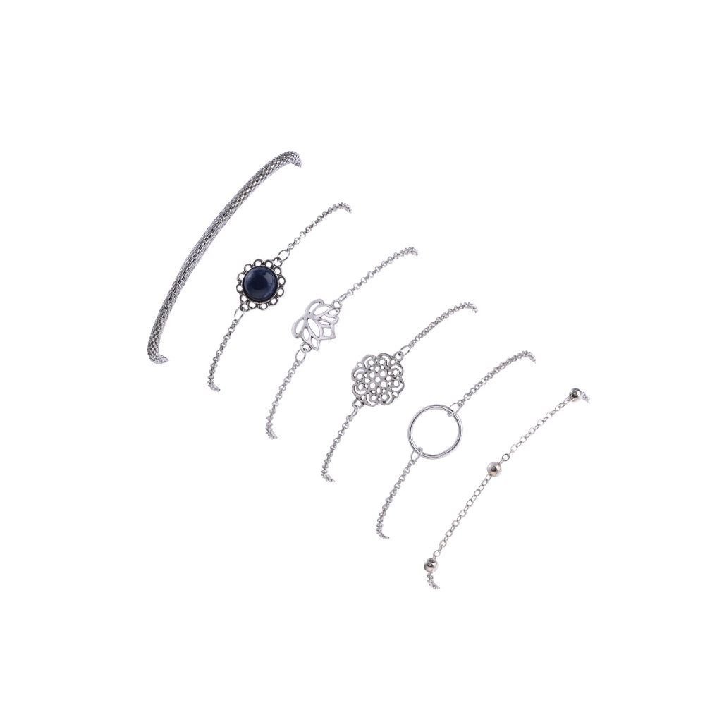 Set 6 vòng tay thiết kế kiểu cổ điển xinh xắn dành cho nữ