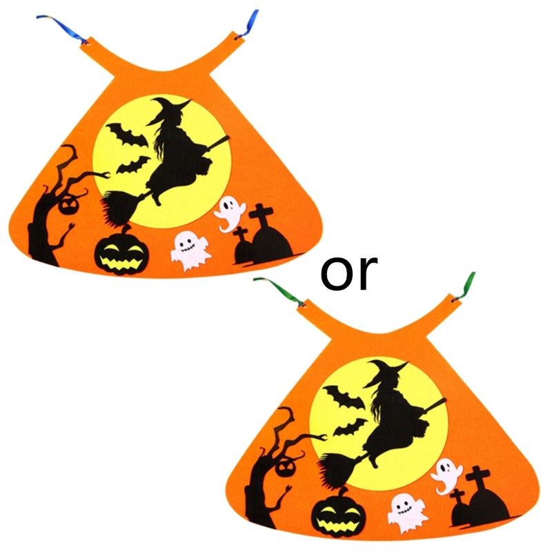 Áo Choàng Hóa Trang Halloween Bằng Vải Không Dệt Cho Bé