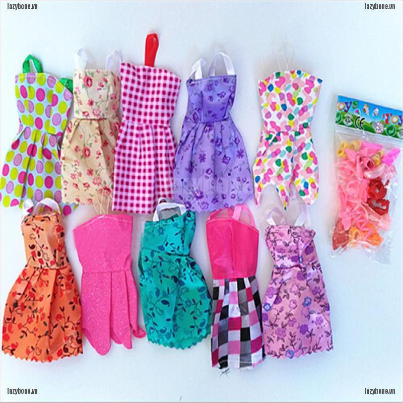 Bộ 10 Váy + 10 Đôi Giày Đáng Yêu Cho Bé