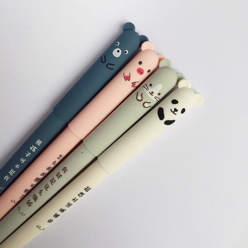 Bút xóa được đầu thú siêu xinh,đầu bút 0.38 mm có thể xóa được - VPP Brendo