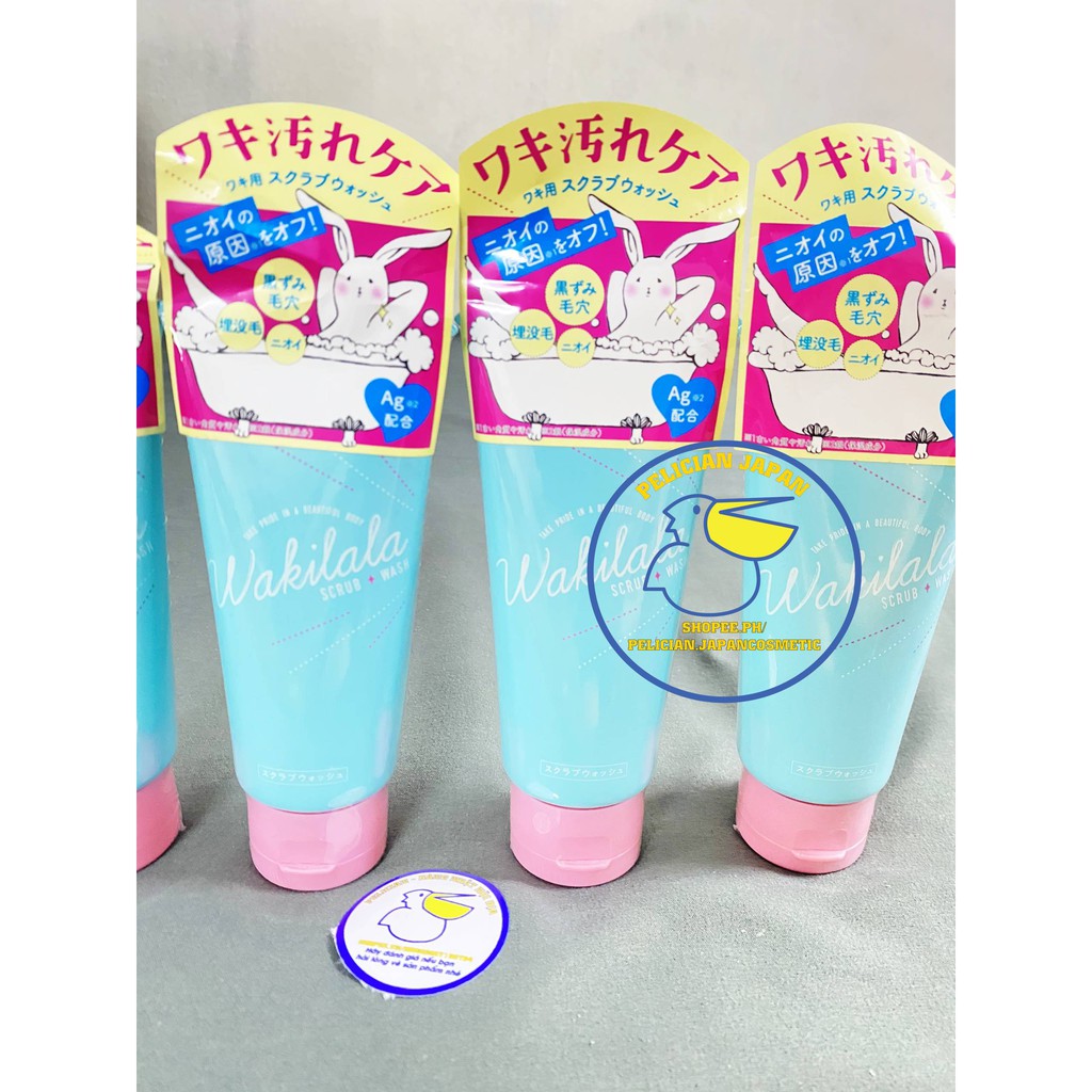 KEM TẨY TẾ BÀO CHẾT VÀ LÀM MỜ THÂM NÁCH WAKILALA CREAM NỘI ĐỊA NHẬT BẢN 80G