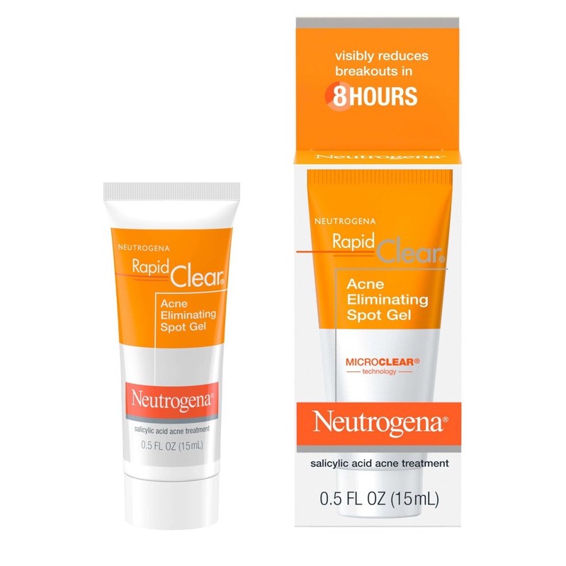 Gel ngừa mụn trong 8h Neutrogena Rapid Clear eliminating spot gel 15ml