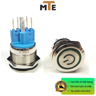 Nút nhấn giữ chống nước có LED 22mm 220V