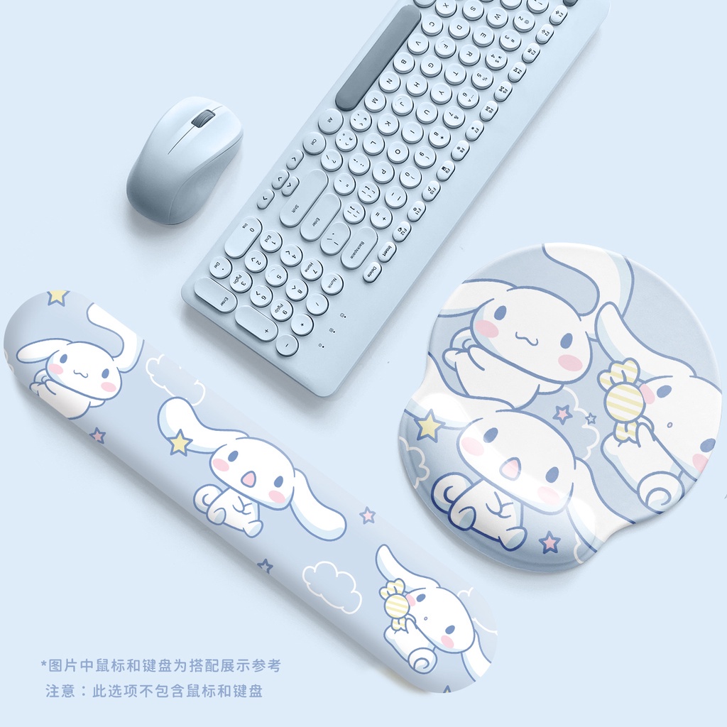 SET MIẾNG LÓT CHUỘT, PAD CHUỘT + MIẾNG KÊ TAY GAMING CINNAMOROLL 2449