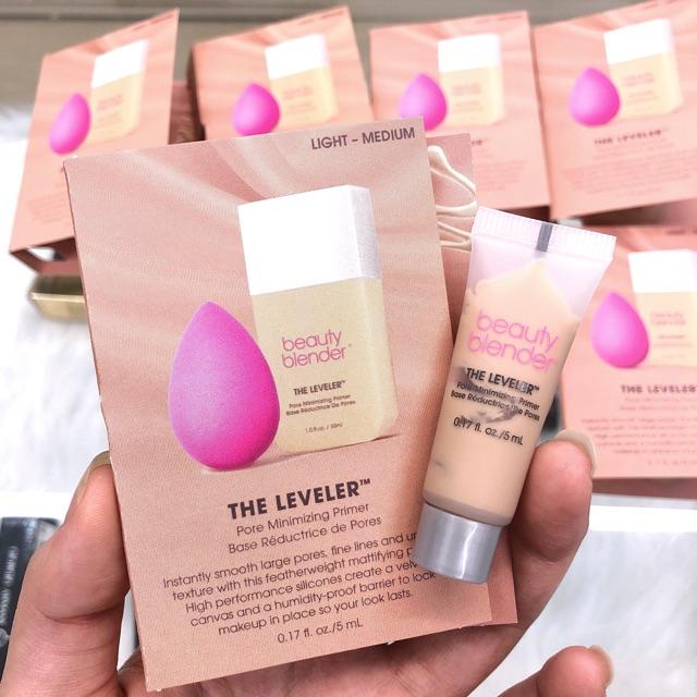 Kem Lót Kiềm Dầu, Che Lỗ Chân Lông The Leveler Pore Minimizing Primer By Beauty Blender Minisize 5ml