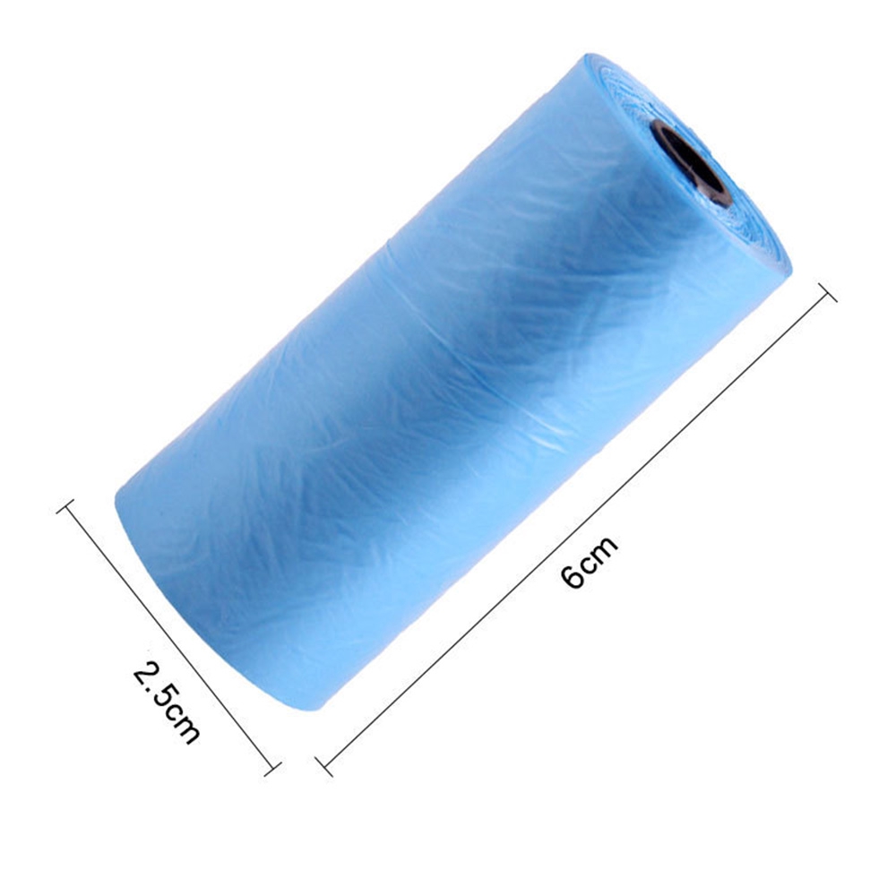 Cuộn 15 túi đựng rác bằng nhựa mini sử dụng một lần