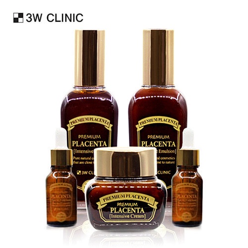 Bộ dưỡng da chống lão hóa tinh chất nhau thai cừu 3W CLINIC PREMIUM PLACENTA SKIN CARE SET