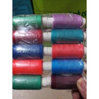 Chỉ đủ màu,đen,trắng sét 10 cuộn