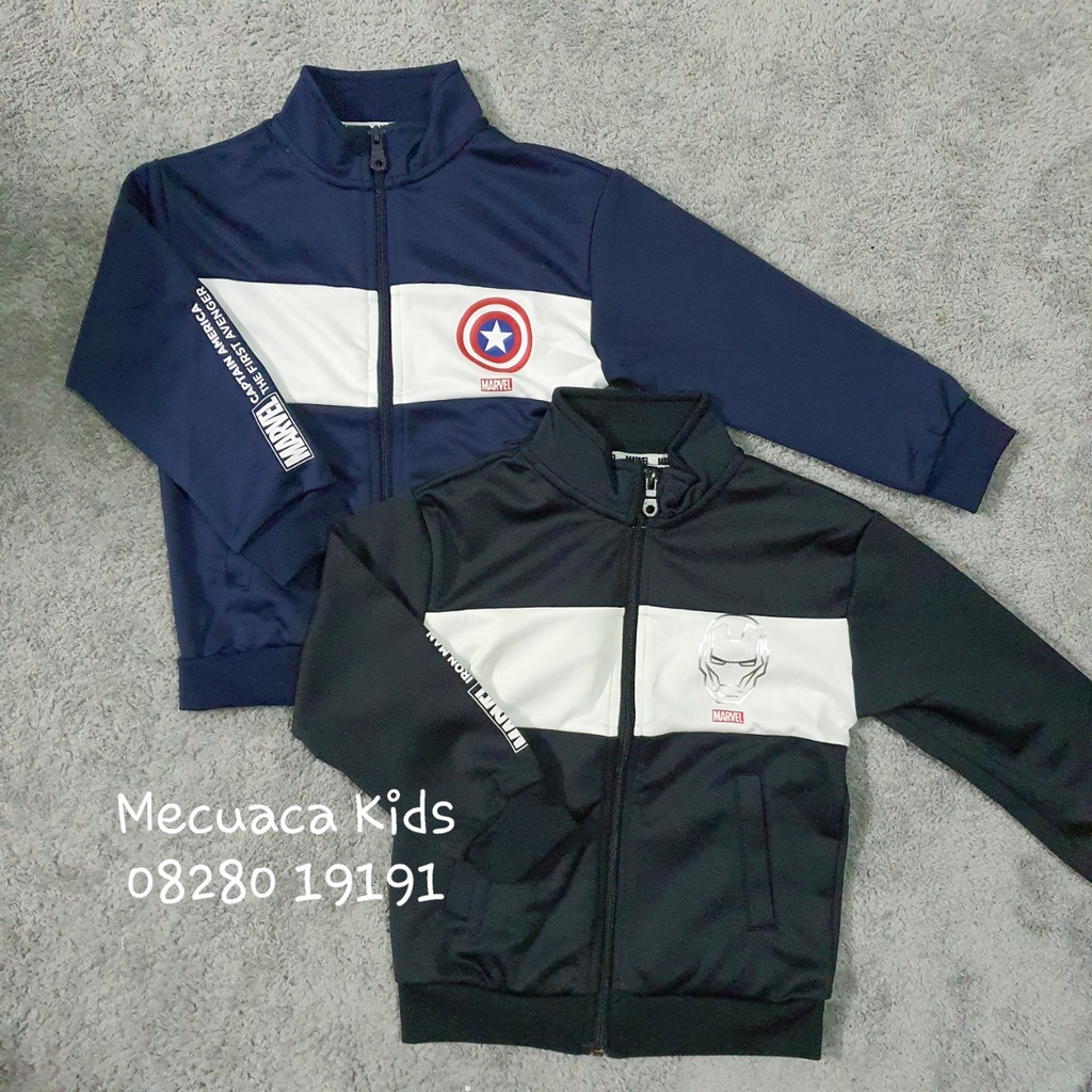 Áo khoác thu đông người sắt/captain cho bé trai xuất Hàn