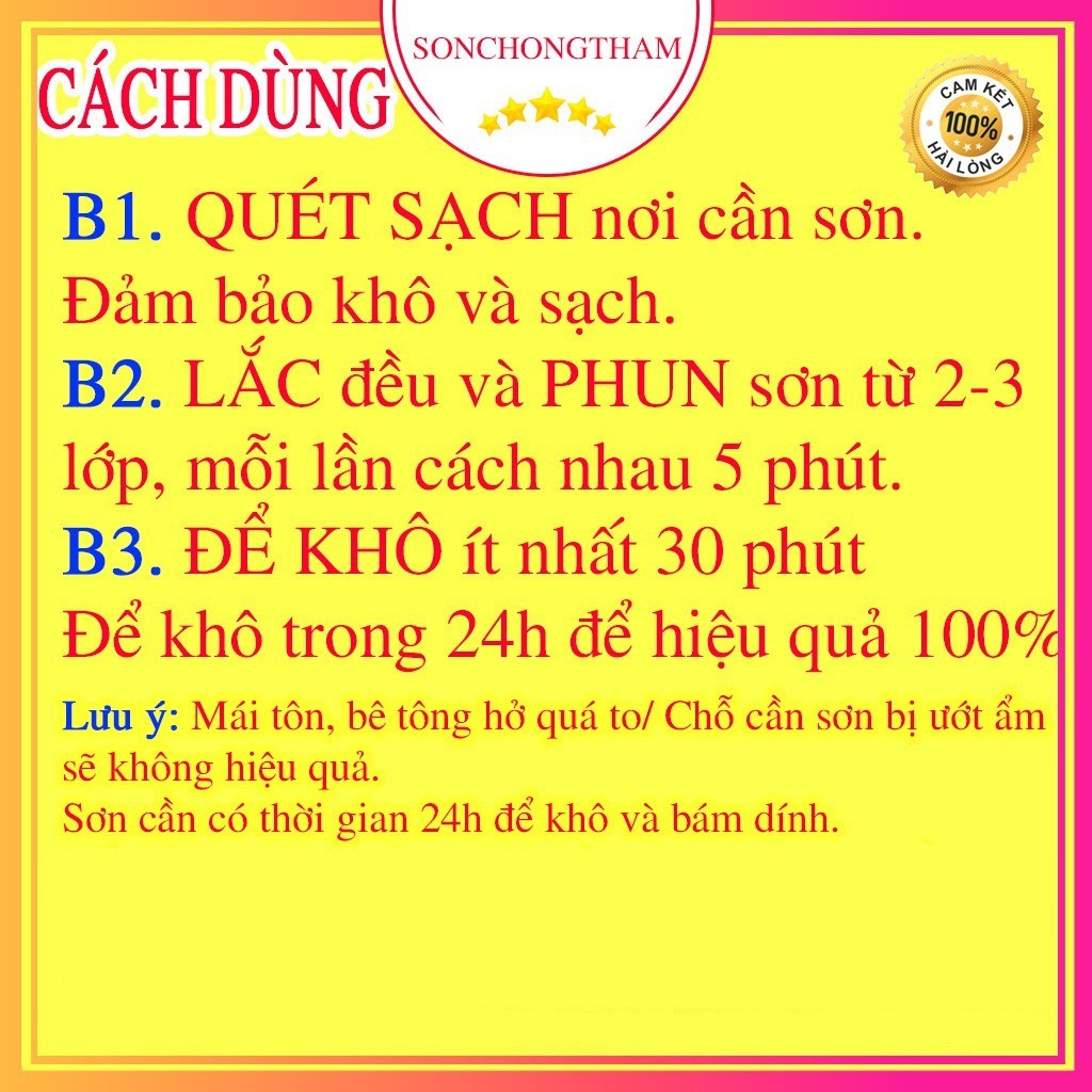 Bình Xịt Chống Thấm CZ - Sơn Bọt Epoxy Chống Thấm Nội Địa Nhật Bản 450ml - Chống thấm sàn, tường, mái...