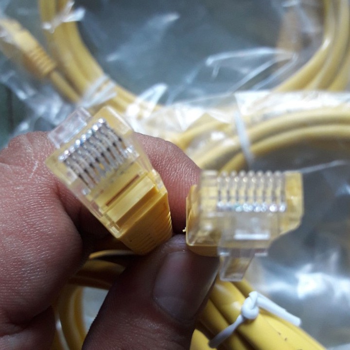 Dây mạng bấm sẵn 2 đâu đúc 1,5M - Dây bấm sẵn 1,5 đầu RJ45 - bsjr45 - rj45 2m