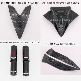 Ốp Trang Trí Xe NVX 2017 SƠN CARBON